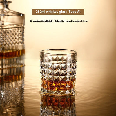 Glass Bottle Wine Glass Whiskey Shot Glass Wine Set Suit