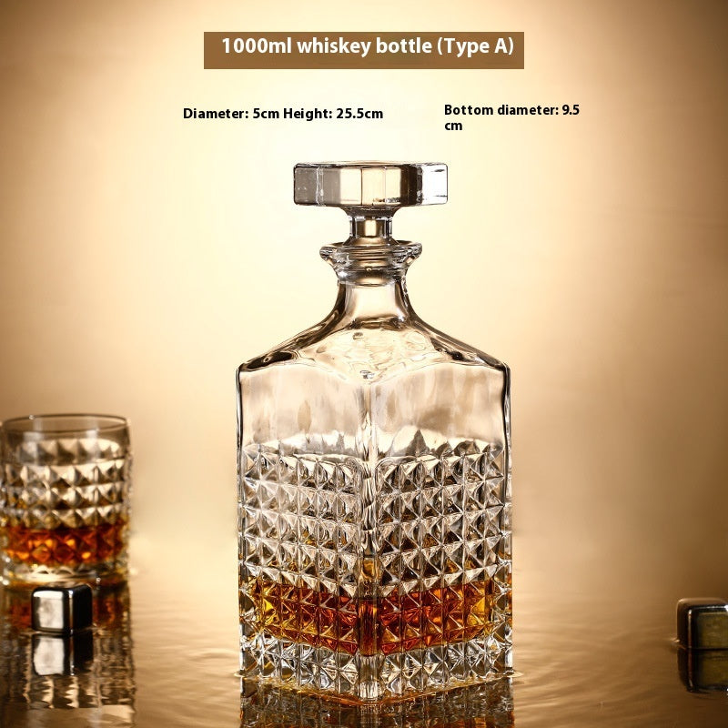 Glass Bottle Wine Glass Whiskey Shot Glass Wine Set Suit