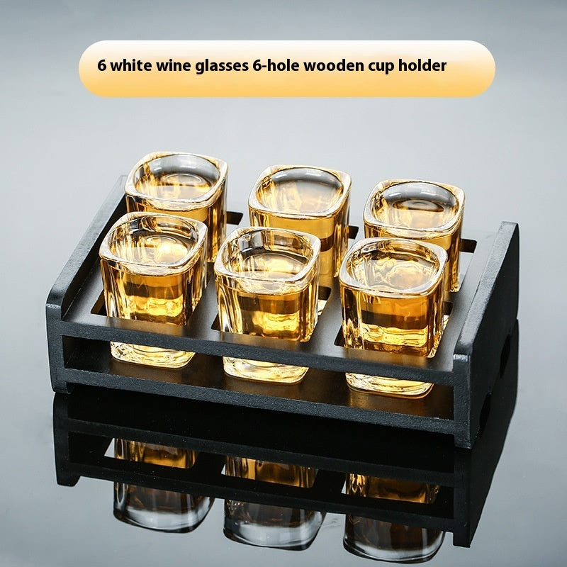 Tray Household Glass Baijiu Cup Set