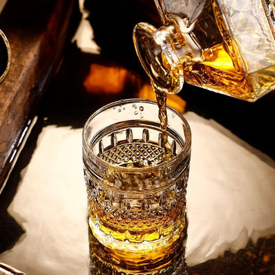 Glass Bottle Wine Glass Whiskey Shot Glass Wine Set Suit